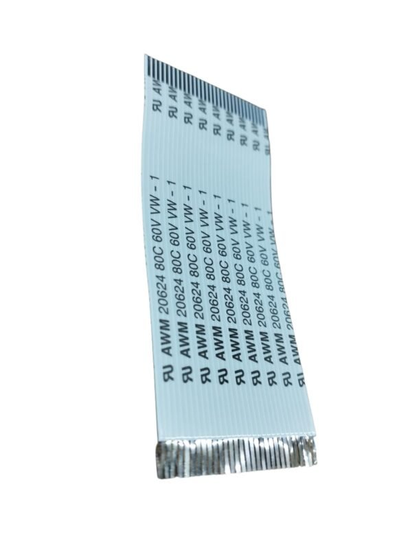 "30 Pin 1MM Pitch Open End ECU Short Cable for HP LaserJet M1005 printer, showcasing durable design and precise dimensions for efficient connectivity."