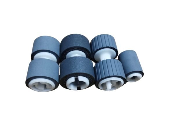 "ADF Roller Kit for HP ScanJet 7000 S3, 5000 S4, and 3000 S3 printers, showcasing durable design for reliable and smooth document feeding."