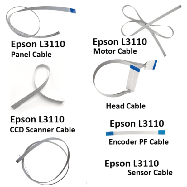 "Combo All Printer FFC Cable Set (6 Cables) for Epson L3110 Printer – High-Quality Replacement"